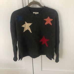 Madewell sweater with stars